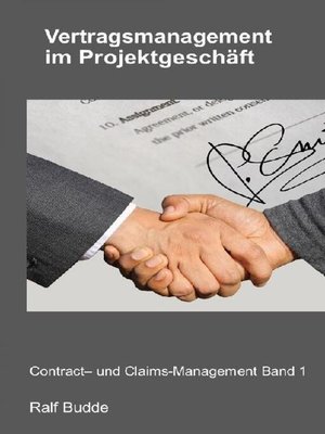 cover image of Vertragsmanagement im Projektgeschäft
